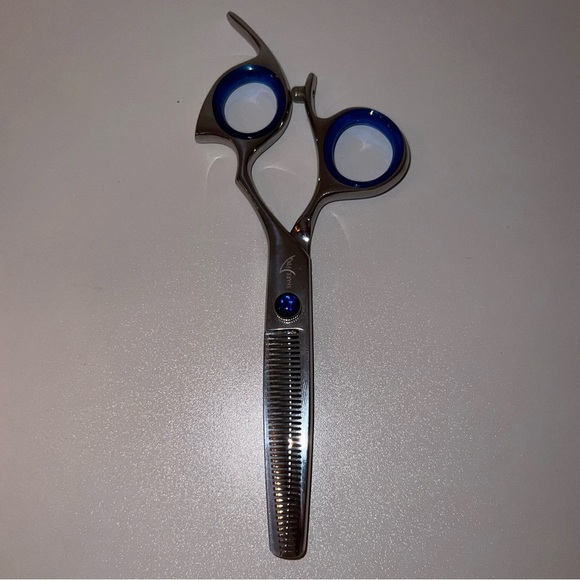 NEW Sharkfin Shears Professional Texturizers 40 Teeth Non Swivel 6” Right - Picture 2 of 4